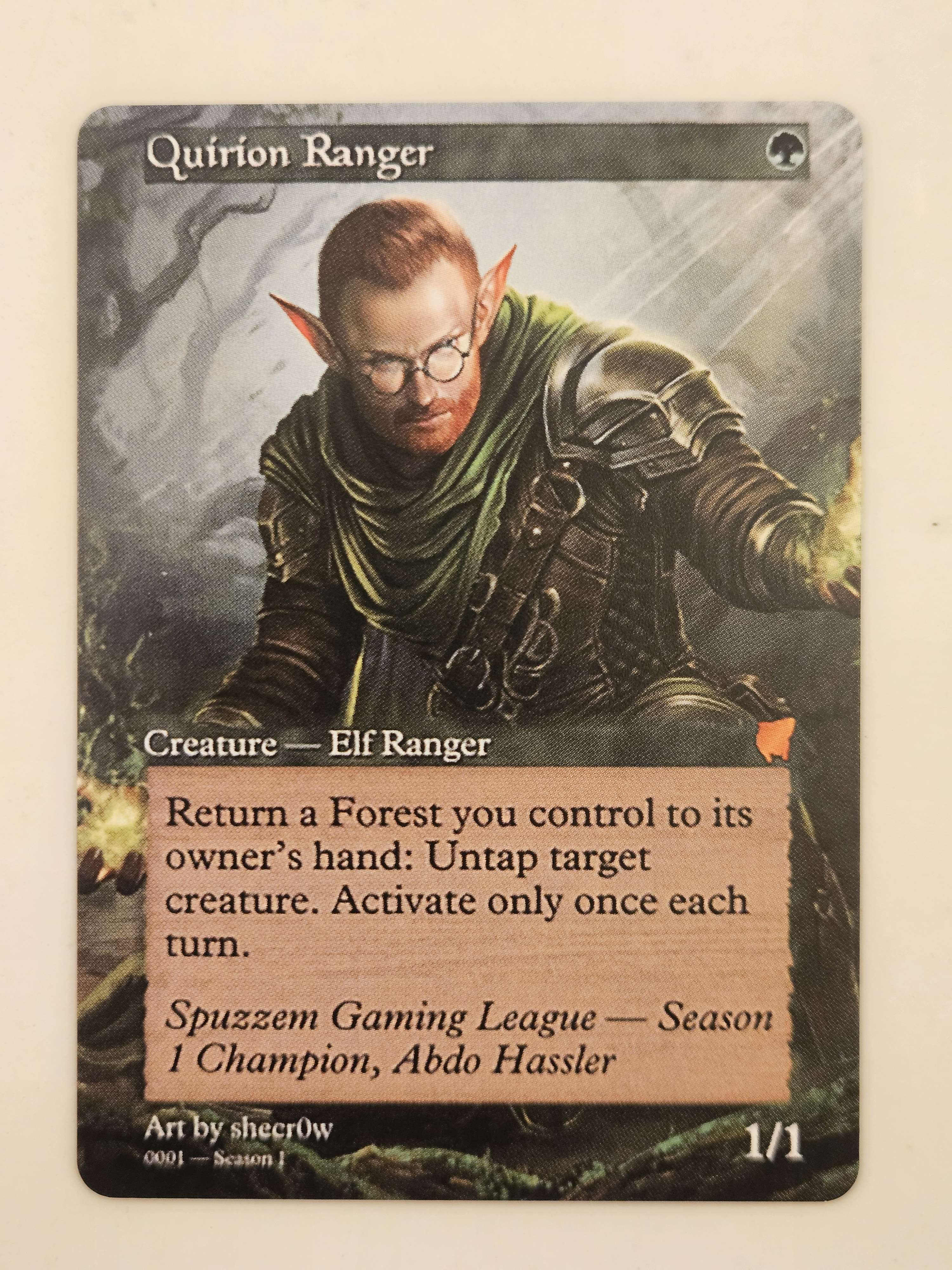 Custom Abdo card